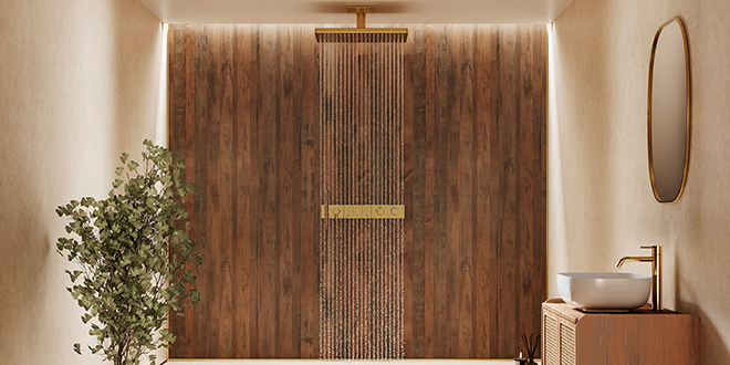 Popular - New Multipanel bathroom panel designed for tall bathrooms