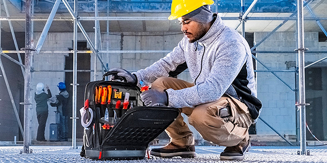 Popular - KNIPEX keeps electricians organised wherever the job takes them