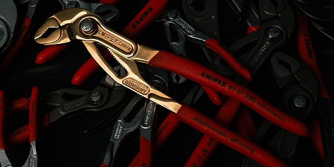 Popular - Win a gold-plated KNIPEX Cobra 250 at InstallerSHOW