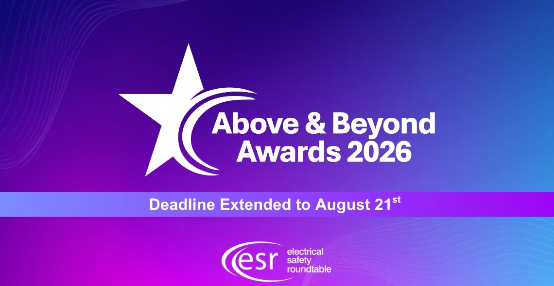 There is still time to enter the Electrical Safety Roundtable Above and Beyond Awards