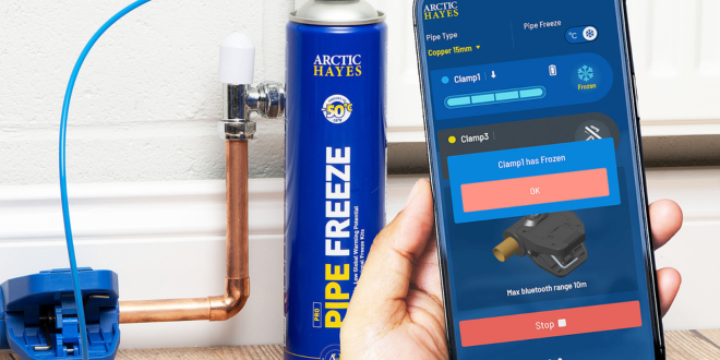 Arctic Hayes Smart Freeze Clamp Aims for Precision Pipe Freezing with App Control