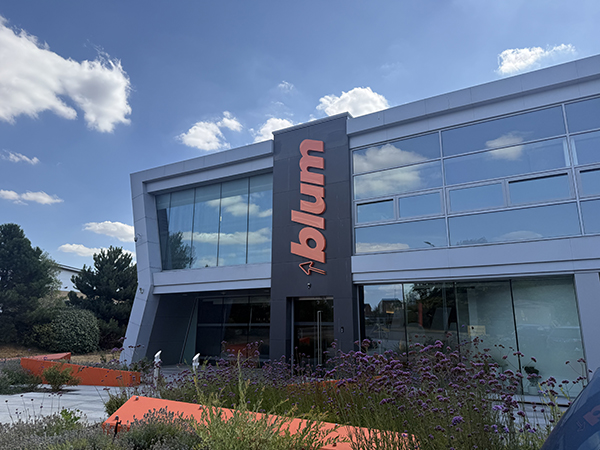 blum office with blue sky